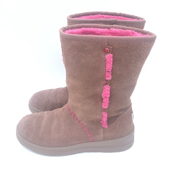 ♦️SOLD♦️UGG Australia I Heart Kisses Tan Suede - Picture 4 of 14